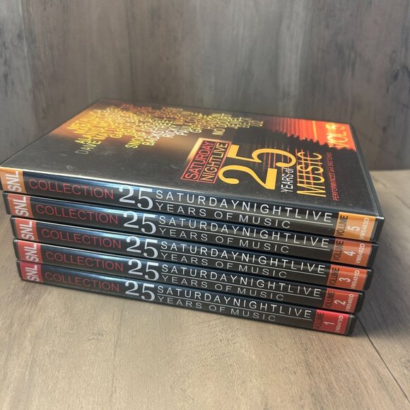 SNL Studios Other - Saturday Night Live 25 Years Of Music Collection DVD Box Set Volumes 1-5